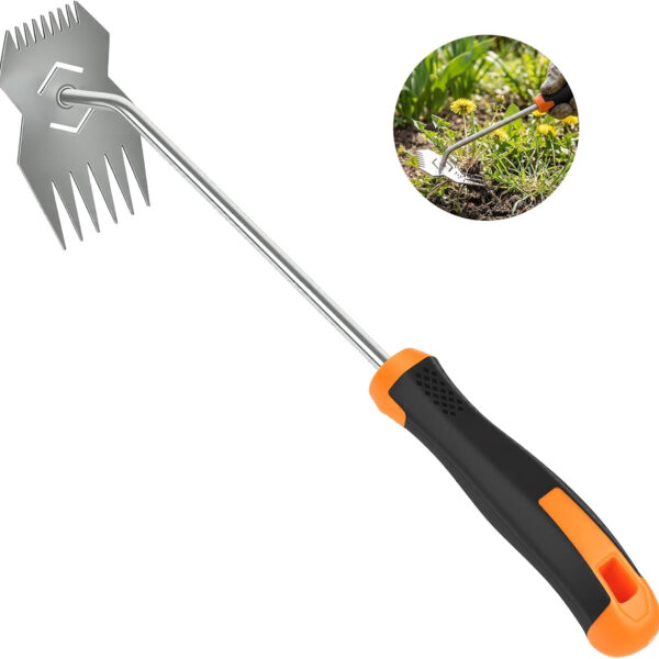 69ecdd5ae4e1e01ac5637d9cccc06138c92593e7ff28a6220528c.jpg Garden Weed Tool,2026 Portable Weeding Tool,Stainless Steel Hand Weeder Tool,Adopt Anti slip Rubber handle,conforms to ergonomic curves,Suitable For Vegetable Cultivation And Horticulture on Farms