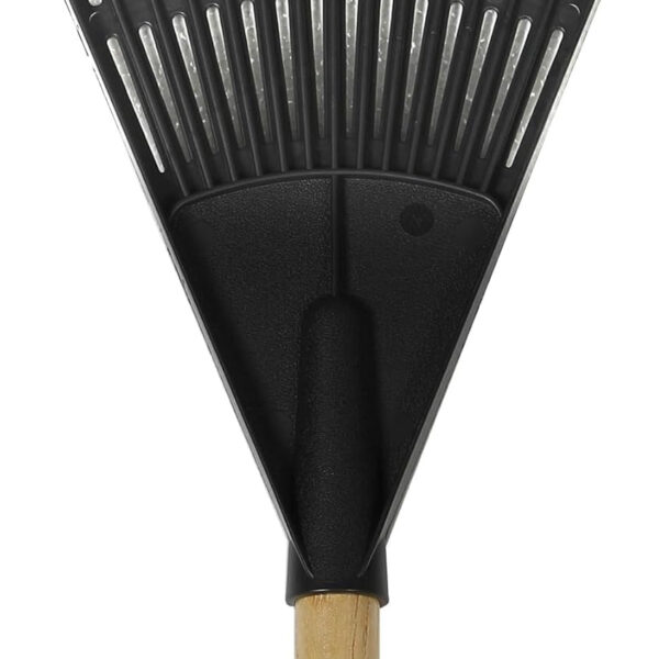8-inch Wooden-Handled Polyester Shrub and Leaf rake