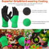 3 Pack Garden Pruning Shears Stainless Steel Blades Handheld Pruners Set with Gardening Gloves