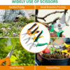Garden Pruning Shears 3 Pack Gardening Shears Garden Scissors Stainless Steel Plant Flower Scissors Clippers Pruning Shears tijeras de jardinería