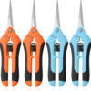 Garden Pruning Shears 3 Pack Gardening Shears Garden Scissors Stainless Steel Plant Flower Scissors Clippers Pruning Shears tijeras de jardinería