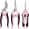 Garden Pruning Shears 3 Pack Gardening Shears Garden Scissors Stainless Steel Plant Flower Scissors Clippers Pruning Shears tijeras de jardinería