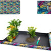 Repotting Mat for Indoor Plant Transplanting Control Mess, 26.8"X26.8" Waterproof Succulent Potting Mat Square Planting Tray Soil Change Mat Gardening Gifts for Plant Lovers