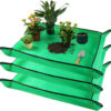 Repotting Mat for Indoor Plant Transplanting Control Mess, 26.8"X26.8" Waterproof Succulent Potting Mat Square Planting Tray Soil Change Mat Gardening Gifts for Plant Lovers