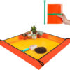 Repotting Mat for Indoor Plant Transplanting Control Mess, 26.8"X26.8" Waterproof Succulent Potting Mat Square Planting Tray Soil Change Mat Gardening Gifts for Plant Lovers