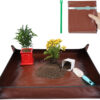 Repotting Mat for Indoor Plant Transplanting Control Mess, 26.8"X26.8" Waterproof Succulent Potting Mat Square Planting Tray Soil Change Mat Gardening Gifts for Plant Lovers