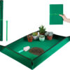 Repotting Mat for Indoor Plant Transplanting Control Mess, 26.8"X26.8" Waterproof Succulent Potting Mat Square Planting Tray Soil Change Mat Gardening Gifts for Plant Lovers