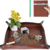 Repotting Mat for Indoor Plant Transplanting Control Mess, 26.8"X26.8" Waterproof Succulent Potting Mat Square Planting Tray Soil Change Mat Gardening Gifts for Plant Lovers