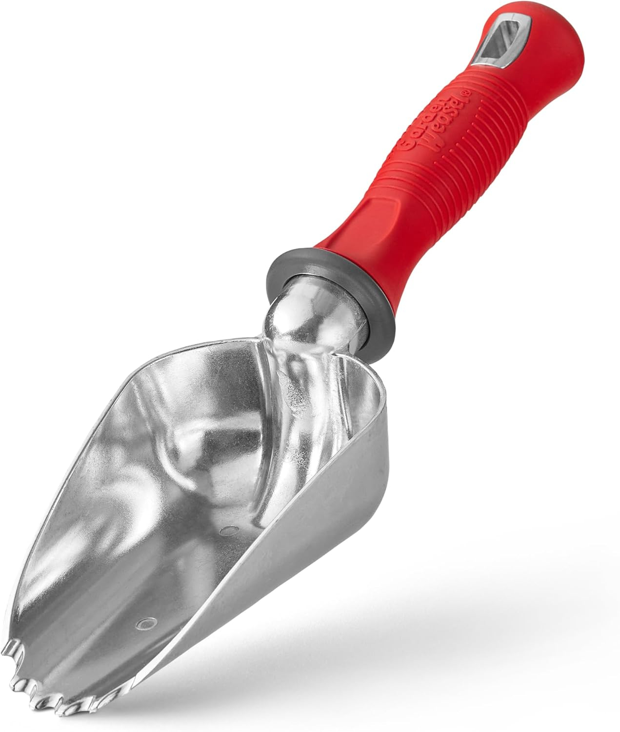 69ee294f01bad6d4641fb3004f3530ddc60fe64e2a1f58ddc37cd.jpg Garden Weasel Potting Scoop - Oversized | Dig and Transport | Planting and Gardening Hand Digging Tools, Heavy Duty Soil Scoop, Mini Gardening Shovel | 91362