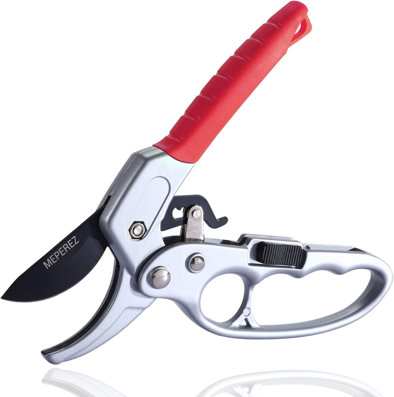 Premium Germany Pruning Shears, Work 3 Times Easier, Pruners Heady Duty, Sharp Garden Clippers Cut Fresh Flower, Hedge, Herb, Indoor Plants, Gardening Tools Scissors, Arthritis Weak Hand Snips