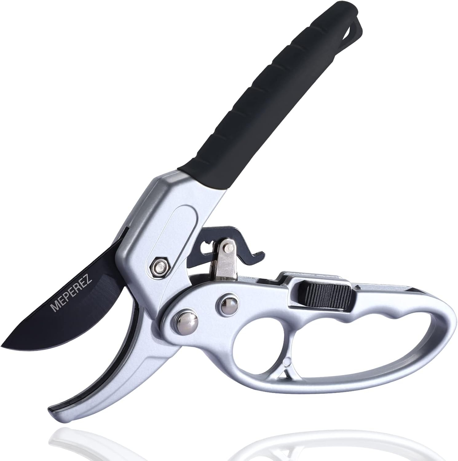 Premium Germany Pruning Shears, Work 3 Times Easier, Pruners Heady Duty, Sharp Garden Clippers Cut Fresh Flower, Hedge, Herb, Indoor Plants, Gardening Tools Scissors, Arthritis Weak Hand Snips