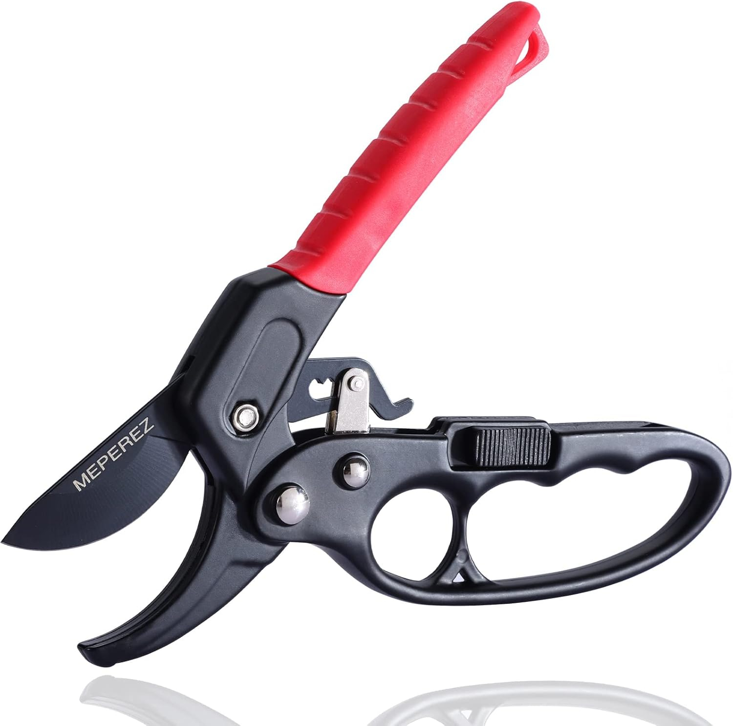 Premium Germany Pruning Shears, Work 3 Times Easier, Pruners Heady Duty, Sharp Garden Clippers Cut Fresh Flower, Hedge, Herb, Indoor Plants, Gardening Tools Scissors, Arthritis Weak Hand Snips