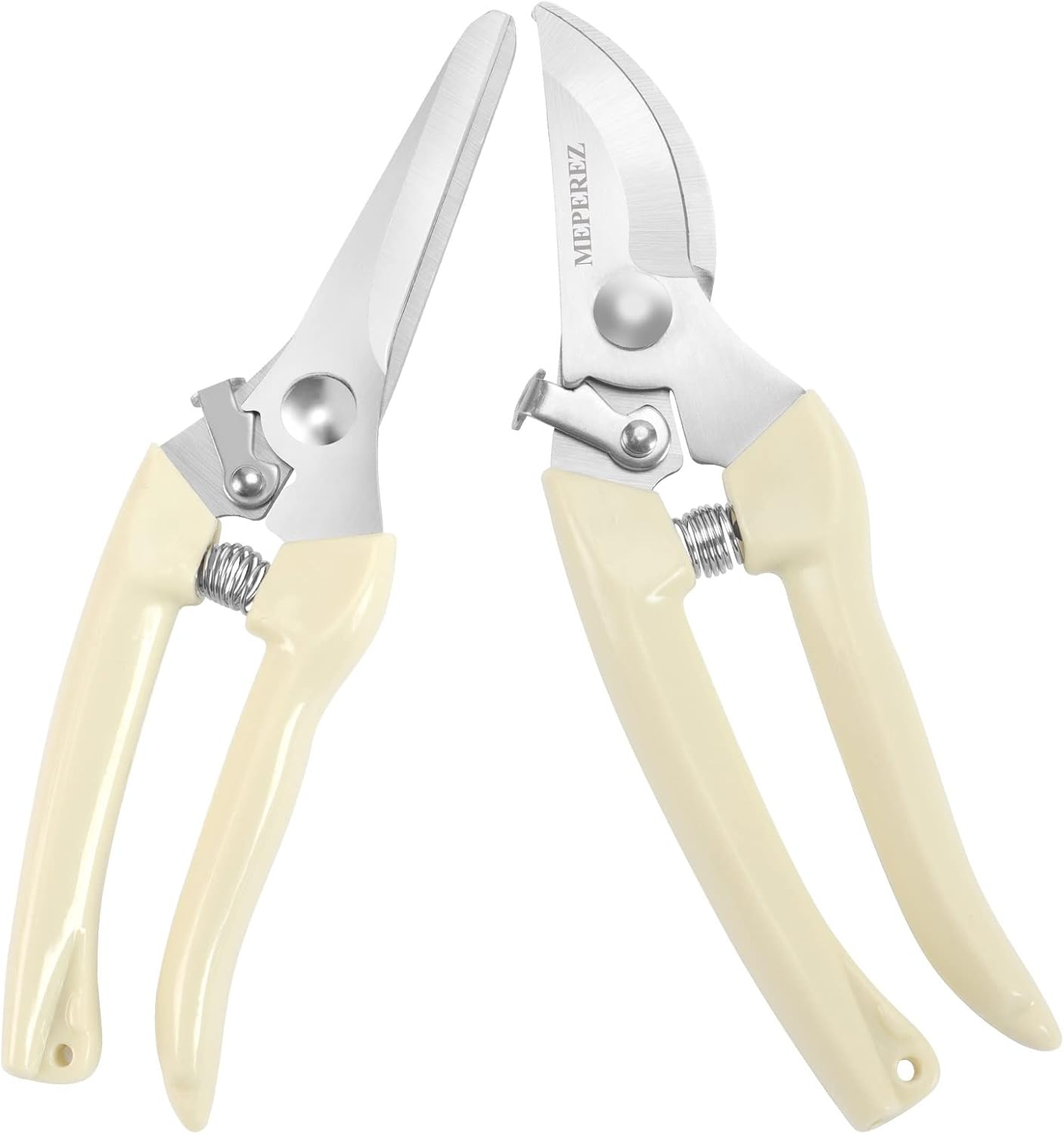 Premium Germany Pruning Shears, Work 3 Times Easier, Pruners Heady Duty, Sharp Garden Clippers Cut Fresh Flower, Hedge, Herb, Indoor Plants, Gardening Tools Scissors, Arthritis Weak Hand Snips